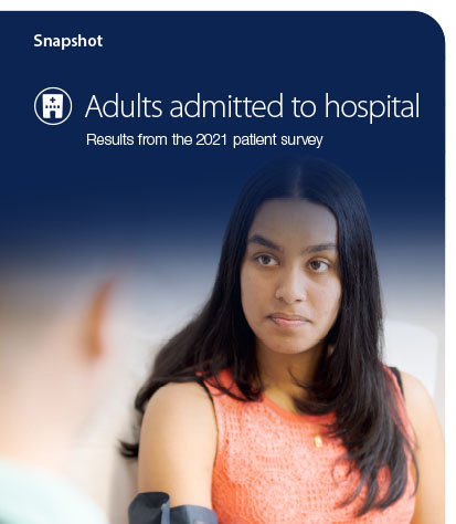 Adult Admitted Patient Survey 2021 cover