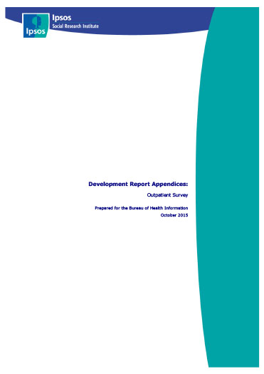 Development report  appendices cover