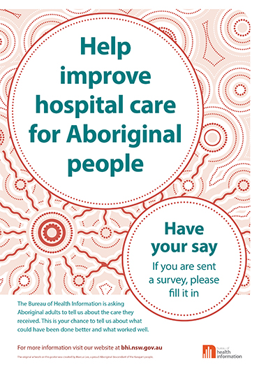 Aboriginal patient experience poster cover