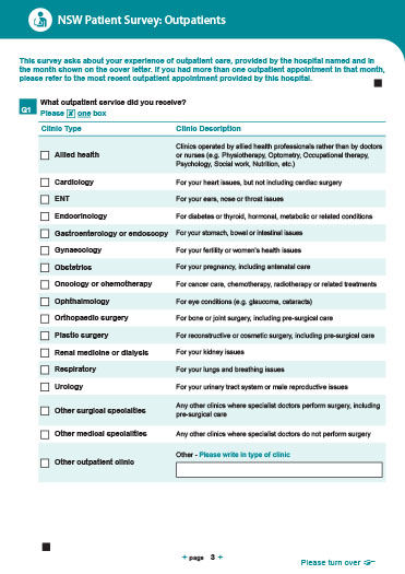 Questionnaire cover